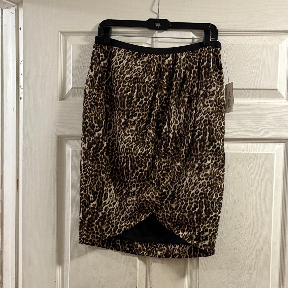 Worthington Leopard Print Women's Skirt